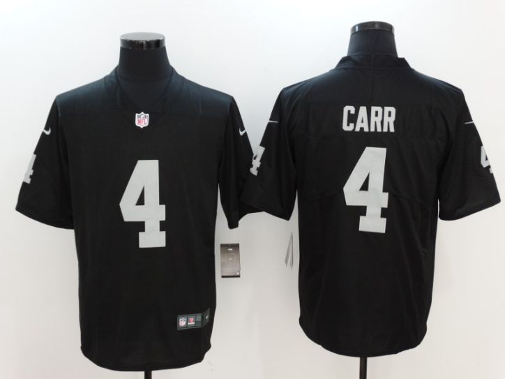 Men Oakland Raiders 4 Carr Black Nike Vapor Untouchable Limited NFL Jersey